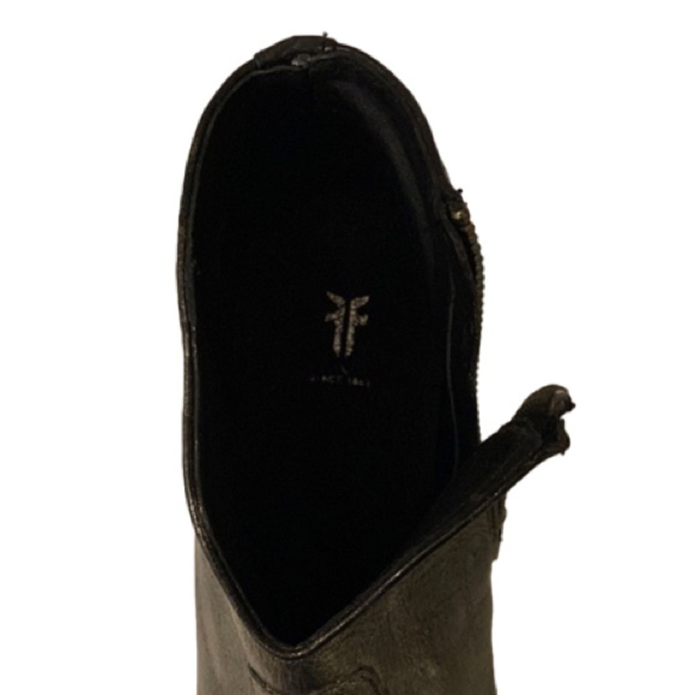 Frye Nora Ankle Boots Black Multi Metallic Silver Size 6.5 NWOB - Picture 11 of 16